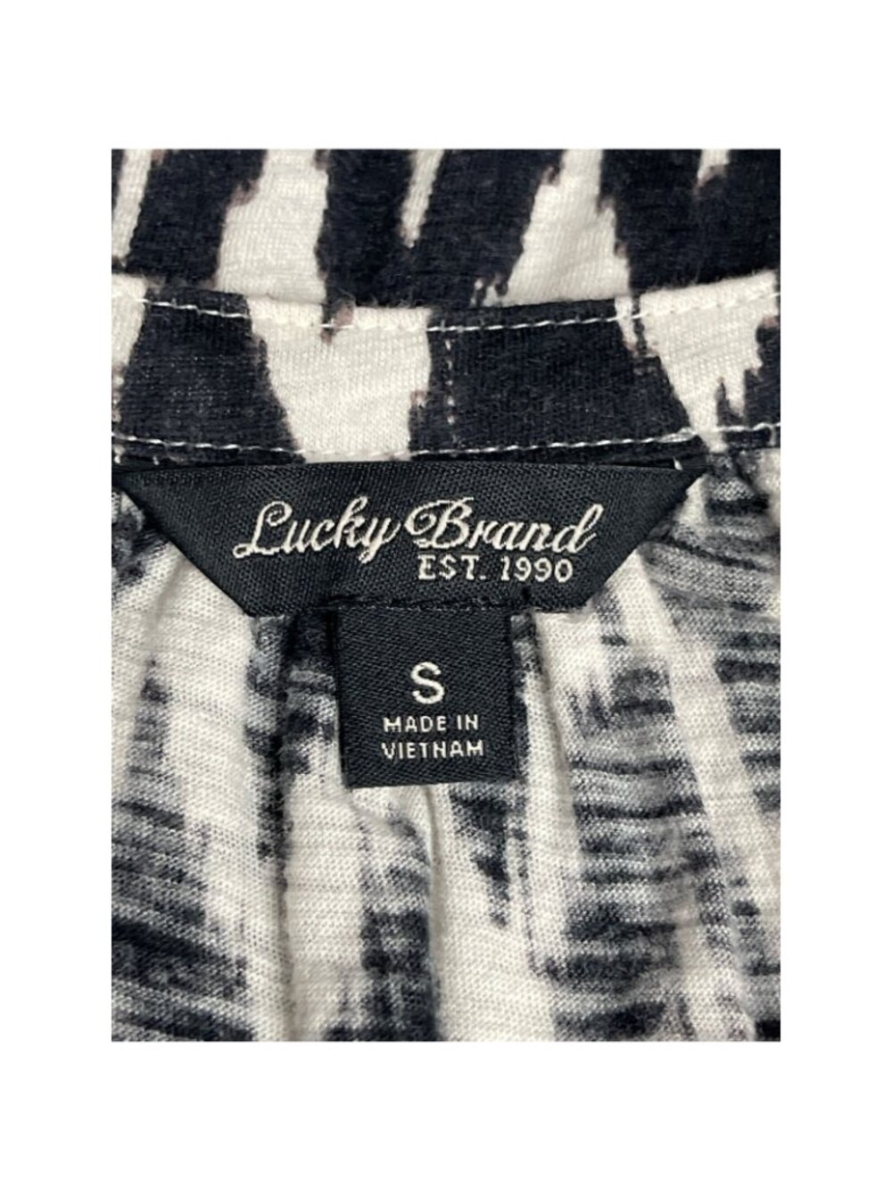 Lucky Brand Boho Popover Top Blouse V Neck Size Small - Picture 4 of 6